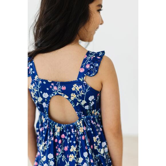 Mila & Rose SUNNY MEADOW RUFFLE‎ MAXI DRESS NWT size 4T - Picture 4 of 8